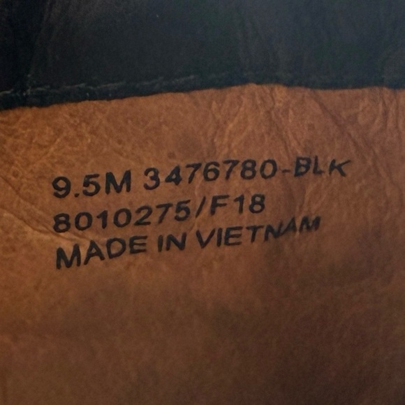 Frye Womens Shoes Jennifer Booties Sz 9.5 Black Leather Heeled Ankle Buckle - Picture 9 of 13